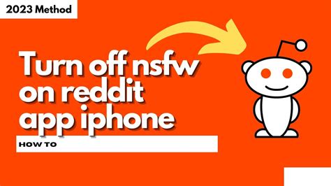 how to turn off nsfw on reddit app iphone|Official Reddit App FAQ for iOS